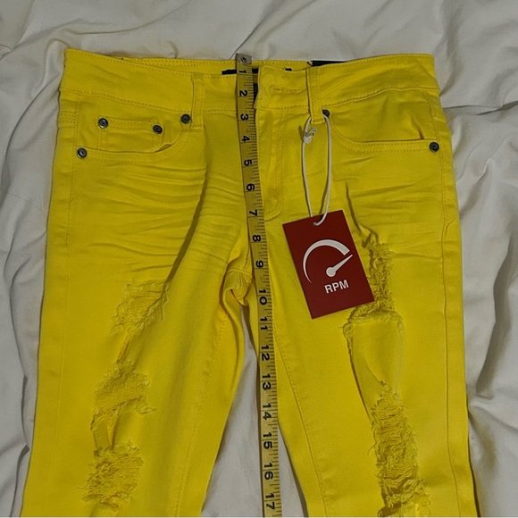 RPM Lemon Yellow Jeans - Picture 8 of 9